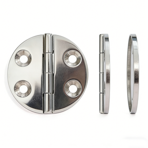 Charnière à charnière plate en acier inoxydable 316 de qualité marine, robuste, finition miroir polie, pour bateau, yacht, porte d'armoire et mobilier - Product Image 4