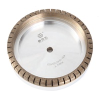Roue de meulage diamantée Factor Price, durable, pour le meulage du verre, pour machine à double fonction de bordage du verre