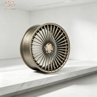 Jantes ICAR V23 forgées multi-rayons bronze foncé 21 pouces 5x108 ET43 CB60.1 pour modèles sport utilitaires et configurations personnalisées