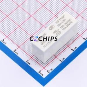 HF118F/024-1ZS1 Power Relay Through hole,10.1x28.5mm Relay 24V 1 Changeover: 1C (SPDT-Changeover)::: 5 10A-250VAC/10A-30VDC - Product Image 1