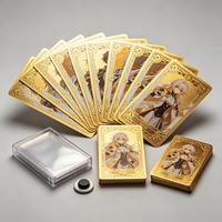 Cartes de jeu en gros avec estampage à chaud doré, cartes à collectionner pour la collection TCG