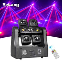 Projecteur laser 4-en-1 Magic Ball Beam avec tête mobile, lumière de scène DJ Disco pour événements, avec télécommande DMX pour fêtes, mariages et spectacles