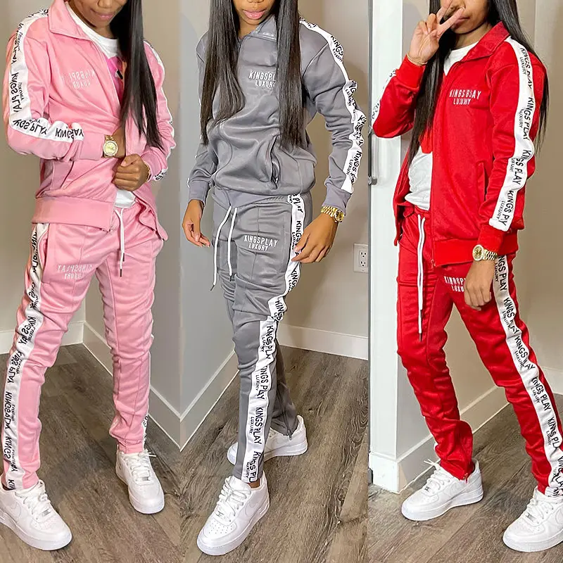 custom track suit two piece short sweatsuit mens streetwear zipper short set tracksuit for men