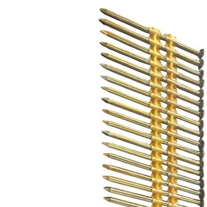 Clavos de cabeza redonda lisa de acero de alta calidad con mango de anillo de 21 grados, clavos comunes de 3.0mm con punta brillante, suministro. - Product Image 5