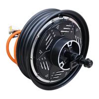 Motor Hub Listrik DC Tahan Air Magnet Permanen DKYS Top-bumper 60V 72V 3000W 10-inci 50H untuk Skuter/Motor