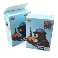 Boîte en papier de carton étanche haut de gamme personnalisée pour l'emballage portable de céréales de vêtements pour chaussettes t-shirts sweats à capuche sous-vêtements