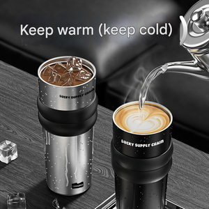 Bán buôn biểu tượng tùy chỉnh Bình chân không mùi miễn phí gốm lót chai nước với rơm đặt hàng số lượng lớn giảm giá cho phòng tập thể dục du lịch thép Mug - Product Image 5