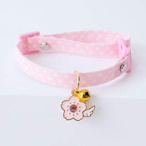 Collar para Perro y Gato con Estampado Lindo, Ajustable, de Tela Suave de Poliéster con Cintas y Hebilla de Seguridad para Razas Pequeñas, para Todas las Temporadas - Product Image 2