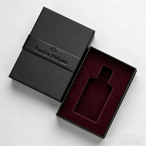 Premium Custom Magnetic Closure Boxes for Perfume Luxury Beauty Brands Rigid Paper Box Velvet Silk Lining Four-Color Printing - Product Image 5