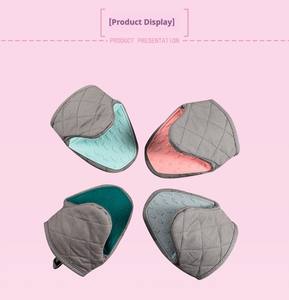 Maniques <span class=keywords><strong>de</strong></span> cuisine en silicone résistantes à la chaleur, style poisson, avec double tissu en coton pour une utilisation sûre au micro-ondes et au four - Product Image 2