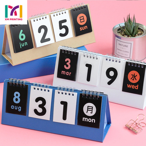 Customized Printing Promotion Portfolio for Factory Desktop Calendars, Monthly Holiday-Focused