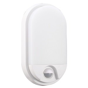 Applique LED Ovale con Sensore, 15W, 6000K, Luce Bianca, Ideale per Illuminazione Interna ed Esterna, Risparmio Energetico. - Product Image 1