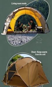 Tentes d'abri extérieures personnalisées, équipement de tente de <span class=keywords><strong>camping</strong></span> portable pour la famille - Product Image 6