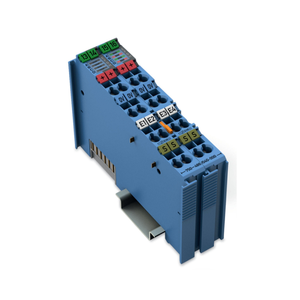 Nuevo y Original WAGO 750-486/040-000, 4 Canales de Entrada Analógica 0-4-20 mA, Intrínsecamente Seguro, Extremo - Product Image 1