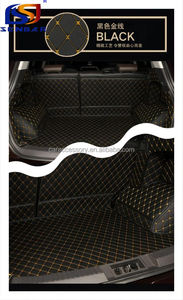 Vente en gros de tapis de <span class=keywords><strong>voiture</strong></span> 3D en cuir personnalisé tapis de <span class=keywords><strong>coffre</strong></span> de <span class=keywords><strong>voiture</strong></span> cousu de luxe <span class=keywords><strong>protection</strong></span> en <span class=keywords><strong>caoutchouc</strong></span> pour le modèle 3 - Product Image 4