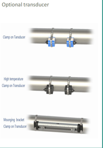 Ультразвуковой зажимной расходомер, низкая цена, датчик теплового потока жидкости из нержавеющей стали для измерения расхода воды для пива - Product Image 6