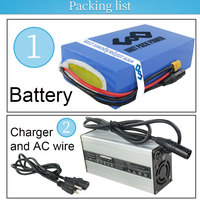 Prix d'usine, batterie de vélo électrique au lithium 24V 36V 48V 52V 60V 72V 40AH pour pack de batterie de scooter électrique 72V 5000W 4000W