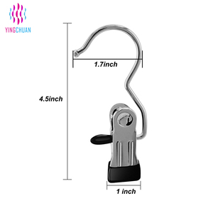 Großhandel <span class=keywords><strong>Mini</strong></span> Small one Single Metalls tiefel Clips Kleiderbügel für kostenlose Probe - Product Image 6