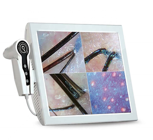 Analyseur de peau numérique professionnel de 15 pouces, caméra pour cuir chevelu, appareil de test pour follicules pileux, huile et humidité - Product Image 2