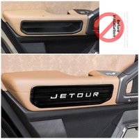 Couvre-poignée de porte intérieure en acier inoxydable de haute qualité, 4 pièces, couvre-poignée décoratif pour accessoires Jetour T2 Traveler 2025