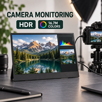 Écran portable FHD IPS HDR de 15,6 pouces pour la prévisualisation des photos et la photographie, moniteur de jeu