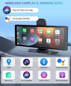 Nueva Consola Central de Navegación Portátil de 10.26 Pulgadas para Tablero de Auto, Cámara Delantera/Trasera, GPS Integrado, Sistema Operativo Android, WiFi, USB, SD - Product Image 5