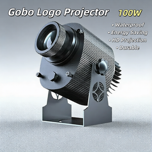 Proyector de Logotipos Impermeable de 100W, Lámpara de Proyección Estática Personalizada, Luz LED Comercial para Publicidad, Proyector de Logotipos HP-300out-still - Product Image 4