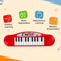 Clavier de piano portable multifonctionnel OEM, jouet musical pour enfants, jouet d'apprentissage précoce pour enfants, cadeau pour enfants de 2 à 4 ans