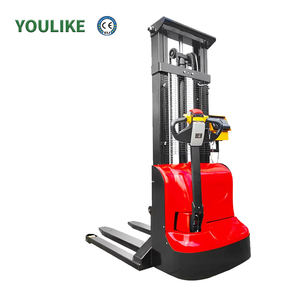 Apilador de Almacén, Carretilla Elevadora Eléctrica, Carretilla de Alcance, Grúa para Pasillos Angostos, Mini Carretilla Elevadora Inteligente Manual con Certificación <span class=keywords><strong>CE</strong></span>, Transpaleta Eléctrica - Product Image 1