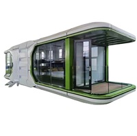 Prix usine Dirigeable Pod Luxe Moderne Extérieur Portable Eco Préfabriqué Hôtel Bureau Espace Modulaire Capsule Maison