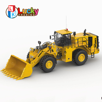 Huina K988 KABOLITE K988 1/14 modèle de chargeuse sur pneus hydraulique RC professionnel entièrement en métal