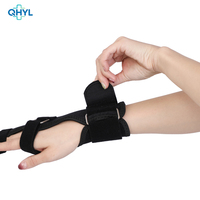 Attelle de fixation réglable pour main cassée (doigt médian) avec logo personnalisé, support de poignet pour fracture