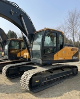 Excavatrice sur chenilles Hyundai R225LVS d'occasion en bon état, 22,57 tonnes, moteur d'origine, pour travaux routiers et miniers