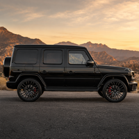 Jantes monobloc Yufei forgées 22/23/24 pouces 5x130 à 20 rayons pour Mercedes G63 AMG W463A G550, finition noir brillant concave
