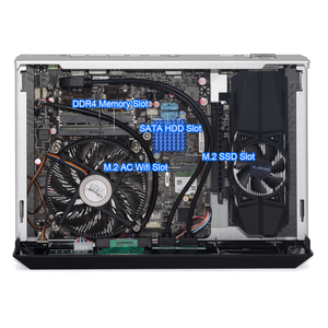 نفيديا GTX1650 الألعاب جهاز كمبيوتر صغير إنتل النواة i9 11900 i7 11700F 9700F i5 9400F Win10 ألعاب برو كمبيوتر مكتبي 3 * HD مي موانئ دبي TPM - Product Image 4