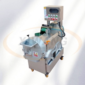 Industrial Fruit Cutting Machine New Condition Onion Top and Tail Slicer Potato Chips <b>Cutter</b> with Core Motor Component - Product Image 2