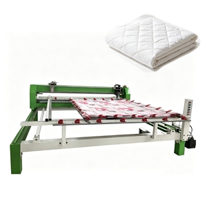 Máquina de Acolchado Computarizada de Doble Aguja de Alta Resistencia con Cortahilos Automático para Uso en Fábricas Textiles y el Hogar - Product Image 1