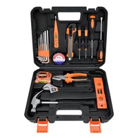 Ensemble d'outils de quincaillerie, boîte à outils d'entretien pour électriciens, kit combiné multifonctionnel avec perceuse électrique pour cadeau d'entreprise