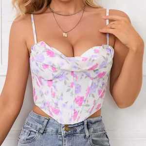 Yaz Y2K tarzı nefes seksi kırpma üst kadınlar için kolsuz askısız rahat Tank Top kızın Bodysuit toptan - Product Image 2