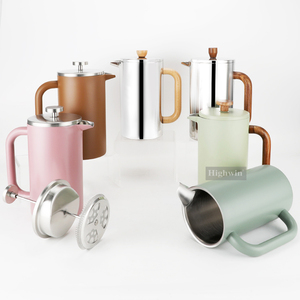 Highwin cách điện pháp Báo Chí cà phê <span class=keywords><strong>Maker</strong></span> cà phê Báo Chí Thép không gỉ pháp Báo Chí - Product Image 1