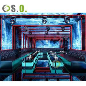 Sang trọng Dải Câu lạc bộ hộp đêm bar phòng chờ đồ nội thất nhà hàng gian hàng nhung đỏ vải VIP phòng chờ karaoke Ghế sofa cho Câu lạc bộ đêm - Product Image 3