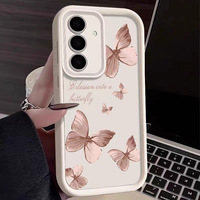 Coque de téléphone souple en TPU anti-chute Dream Butterfly pour Samsung A15/A55/A24/A23/S24Ultra/S23Fe, modèles compatibles A32 A13