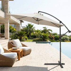 <span class=keywords><strong>Parasol</strong></span> d'extérieur Uplion Hitite 2026, <span class=keywords><strong>parasol</strong></span> de jardin en acier <span class=keywords><strong>pour</strong></span> l'été, résistant au vent, <span class=keywords><strong>protection</strong></span> solaire avec base - Product Image 1