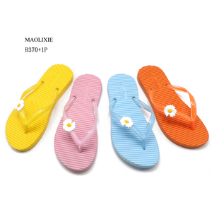 Tongs de plage pour femmes, pantoufles en PVC personnalisées, tongs <span class=keywords><strong>fantaisie</strong></span>, vente en gros, - Product Image 5