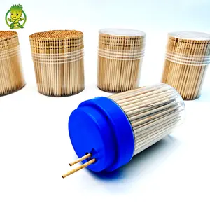 Environmentally Friendly And Biodegradable Disposable Wooden Toothpicks Single Head Double Head Customized Bulk Canning
