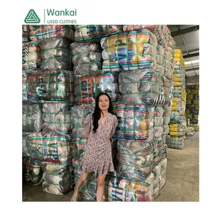 Fashion Quality Branded Bale Korean Bales Mixed Used Clothing 45Kg Bea Code, Mixed Package Korean Used Clothes Bales