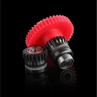Engrenage d'extrudeuse Sprite en acier trempé Mellow tout métal revêtu DLC 1.75MM à filament à entraînement direct pour Creality Ender-3 S1 Ender 3 V3