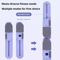 Planche de Pilates compacte et réglable, durable, avec entraîneur de core multifonctionnel pour studio de Pilates et exercices de fitness quotidiens