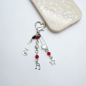Luoyan <strong>Fashion</strong> Metal Heart Butterfly Phone <strong>Charm</strong> Stylish Bag <strong>Pendant</strong> Cute Strawberry <strong>Bowknot</strong> Keyring Holder Wallet Accessories - Product Image 6