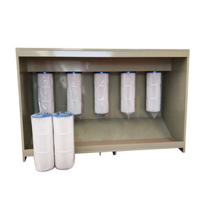 <span class=keywords><strong>Cabine</strong></span> <span class=keywords><strong>de</strong></span> <span class=keywords><strong>peinture</strong></span> à rideau d'eau pour pulvérisation humide, machine <span class=keywords><strong>de</strong></span> revêtement métallique par <span class=keywords><strong>aspiration</strong></span> <span class=keywords><strong>de</strong></span> poudre, salle <span class=keywords><strong>de</strong></span> revêtement en poudre - Product Image 1